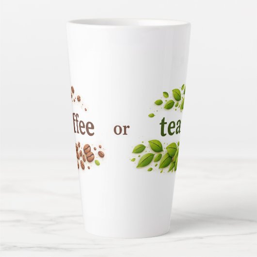 Coffee or Tea Latte Mug Milchtasse (Vorderseite)