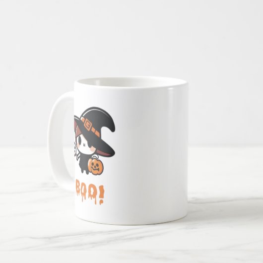 Coffee or tea mug (cup) Halloween  Kaffeetasse (Vorderseite Links)