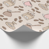 Coffee Party Geschenkpapier Set 3 (Ecke)