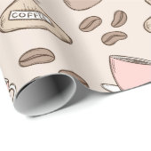 Coffee Party Geschenkpapier Set 3 (Rolleneckpunkt)