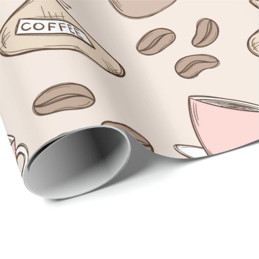 Coffee Party Geschenkpapier Set 3 (Rolleneckpunkt)