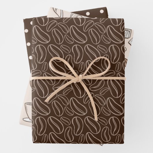 Coffee Party Geschenkpapier Set 3 (Beispiel)