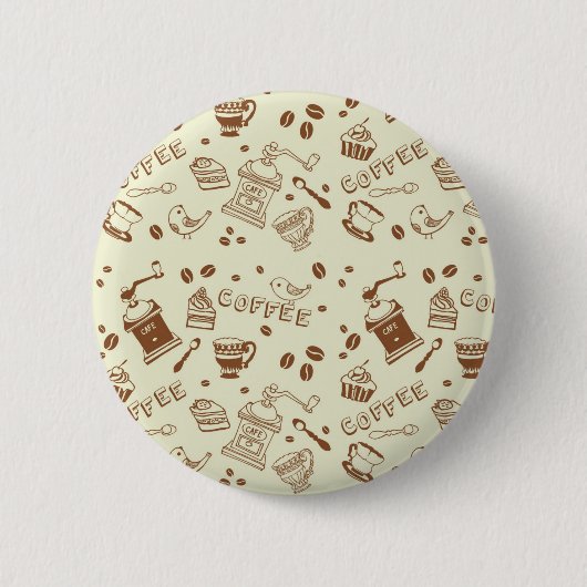 Coffee pattern button (Vorderseite)
