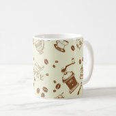 Coffee pattern kaffeetasse (VorderseiteRechts)