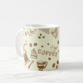 Coffee pattern kaffeetasse (Vorderseite Links)