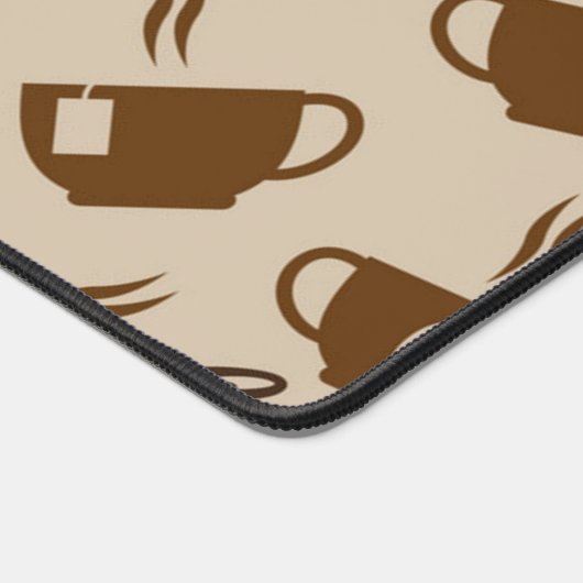 Coffee pattern schreibtischunterlage (Ecke)