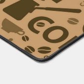 Coffee pattern schreibtischunterlage (Ecke)