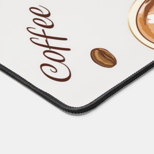Coffee pattern schreibtischunterlage (Ecke)