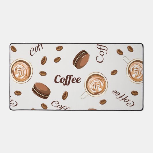 Coffee pattern schreibtischunterlage (Vorderseite)