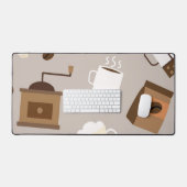 Coffee pattern schreibtischunterlage (Tastatur & Maus)