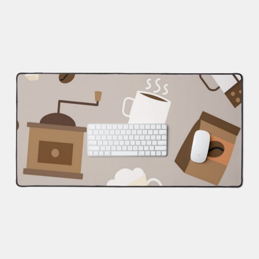 Coffee pattern schreibtischunterlage (Tastatur & Maus)