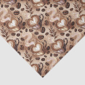 Coffee pattern seidenpapier (Ausschnitt)