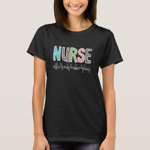 Coffee-Peelings und Gummihandschuhe Nurse Life T-S T-Shirt