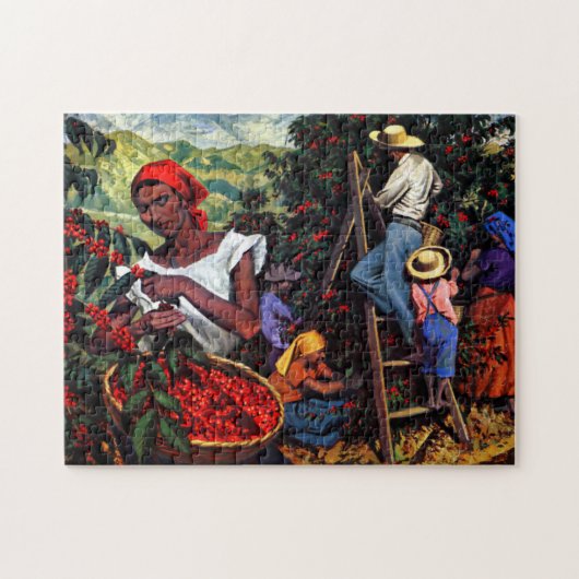 "Coffee Pickers" Puzzle (Horizontal)
