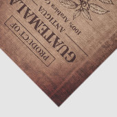 Coffee Plantation Burlap Trade Sack FD4 Decoupage Seidenpapier (Ausschnitt)