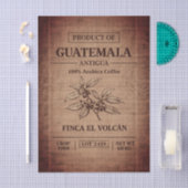 Coffee Plantation Burlap Trade Sack FD4 Decoupage Seidenpapier (Handwerk)