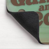 Coffee Plus Games Spaß Zeit Retro Design Mousepad (Ecke)