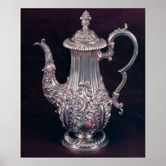 Coffee-pot by John Watson, Sheffield, 1818 Poster (Vorne)