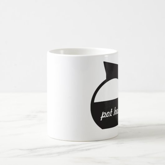 Coffee Pot Funny Pot Head Tasse (Mittel)