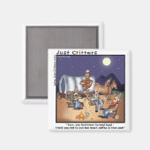 Coffee Pot Genie Magnet (Vorderseite/Rückseite)