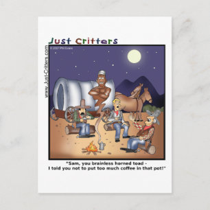 Coffee Pot Genie Postkarte