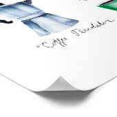 Coffee Pot, Grinder, Cup, Tasse, Moka Pot Poster (Ecke)