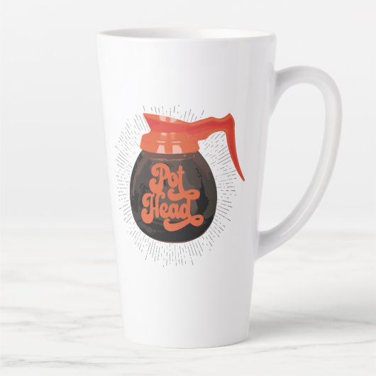 (Coffee) Pot Head Latte Mug Milchtasse (Rechts)