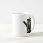 Coffee Pot Head - Lustiger Kaffee Combo Kaffeetasse (VorderseiteRechts)