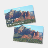Coffee Pot Rock I in Sedona Arizona Ausweis (Vorder- & Rückseite)