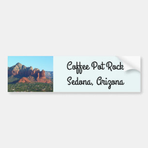 Coffee Pot Rock I in Sedona Arizona Autoaufkleber