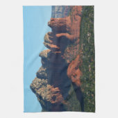Coffee Pot Rock I in Sedona Arizona Geschirrtuch (Vertikal)