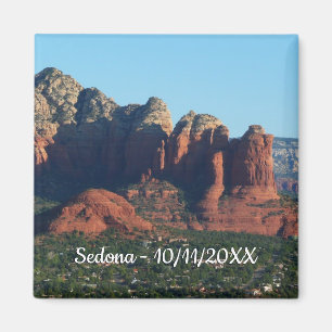 Coffee Pot Rock I in Sedona Arizona Magnet