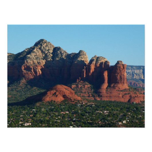 Coffee Pot Rock I in Sedona Arizona Poster (Vorderseite)
