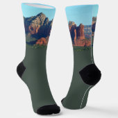 Coffee Pot Rock I in Sedona Arizona Socken (Gewinkelt)