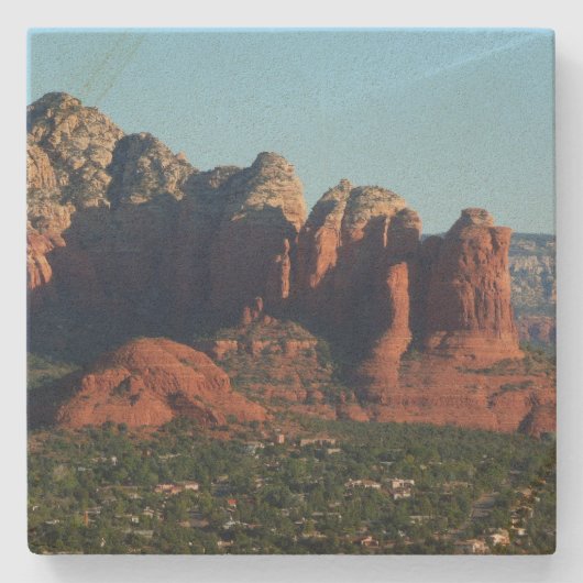 Coffee Pot Rock I in Sedona Arizona Steinuntersetzer (Vorderseite)