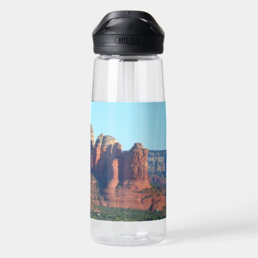 Coffee Pot Rock I in Sedona Arizona Trinkflasche (Rückseite)