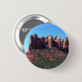 Coffee Pot Rock II in Sedona Arizona Button (Vorne & Hinten)
