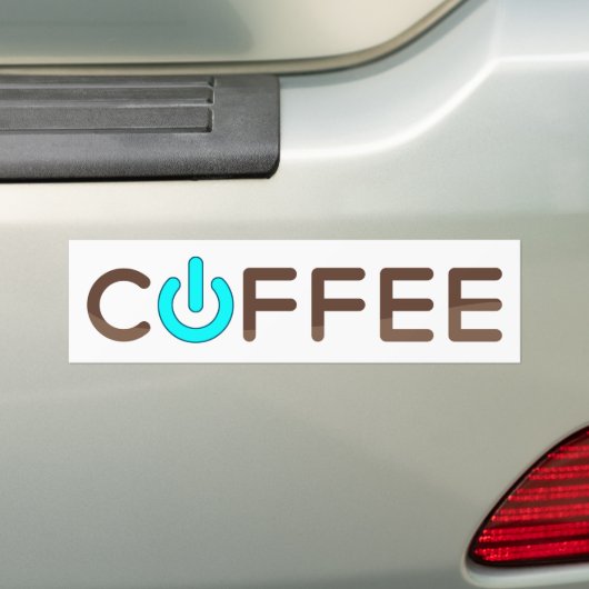 Coffee Power Autoaufkleber (Auf Auto)