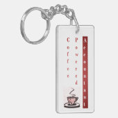 "Coffee Powered Accountant" Schlüsselanhänger (Vorderseite links)