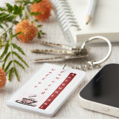 "Coffee Powered Accountant" Schlüsselanhänger (Vorderseite rechts)