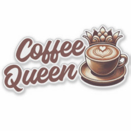 Coffee Queen Aufkleber