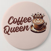 Coffee Queen Button (Vorderseite)