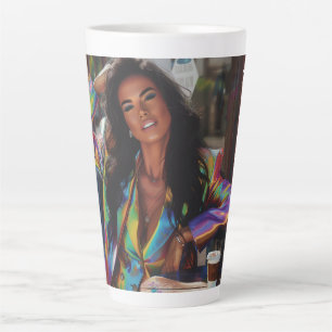 Coffee Queen Digital Art Milchtasse