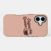Coffee Queen iPhone 16 Hülle (Rückseite (Horizontal))