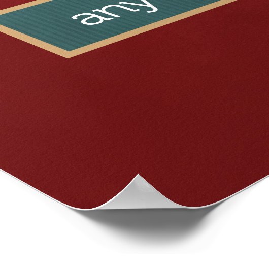 Coffee Quote Modern Kitchen Art Poster (Ecke)