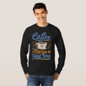 Coffee Quotes Flat Lettering Tank Top (Vorne ganz)