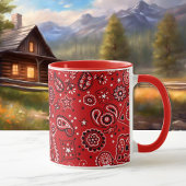 Coffee Red Bandana Gift Cup oder Kakao-Tasse Tasse
