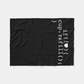 Coffee Refill Software Engineer für intelligente C Fleecedecke (Vorderseite (Horizontal))