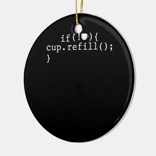 Coffee Refill Software Engineer für intelligente C Keramik Ornament (Links)