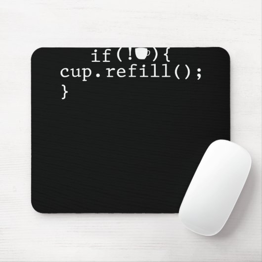 Coffee Refill Software Engineer für intelligente C Mousepad (Mit Mouse)